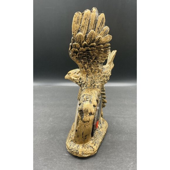 Vintage Desktop Eagle Resin Quartz Clock - Picture 2 of 6